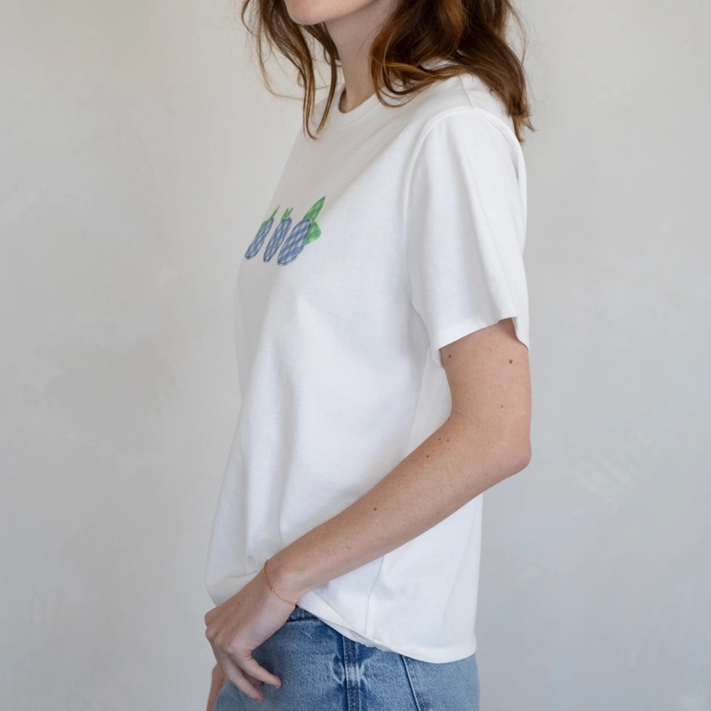 Things Between Blueberry Tee Gingham Plaid Cottag… - image 2